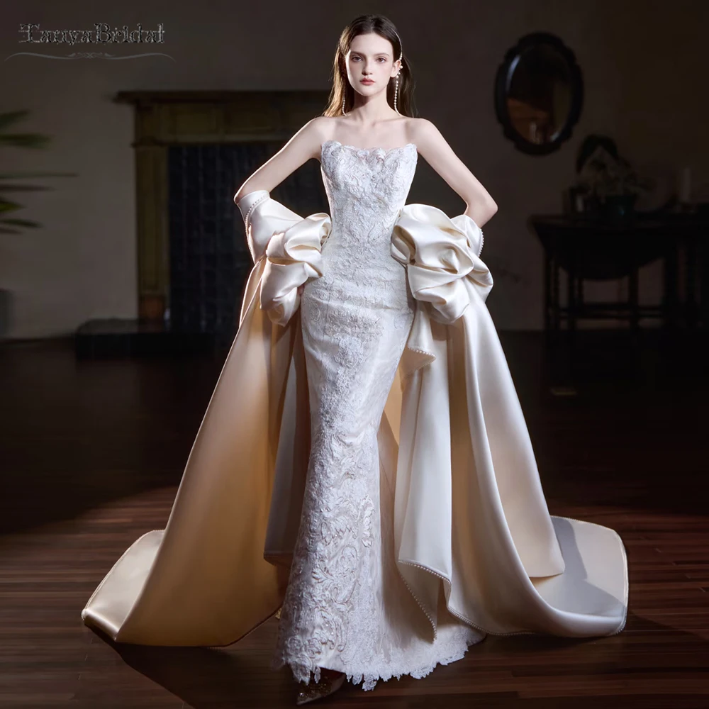 

Short Puffy Sleeves Wedding Cape With Long Train ,Bridal Detachable Jacket ,Women Evening coat Chic DJ515