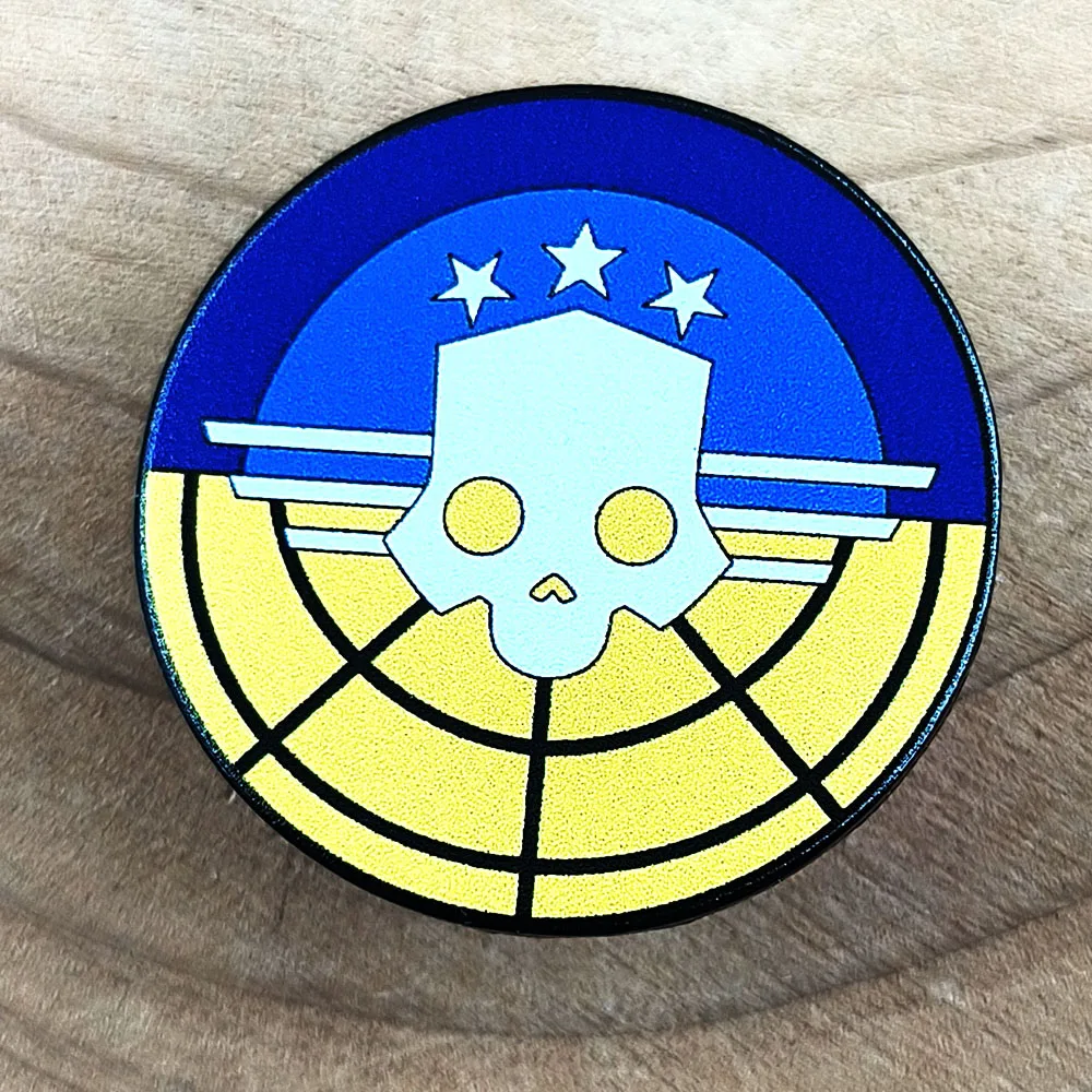 Galactic Federation Emblem Badge Classic Game Peripheral Brooch Interstellar Style Metal Pin Game Fans Collect Souvenirs Gift