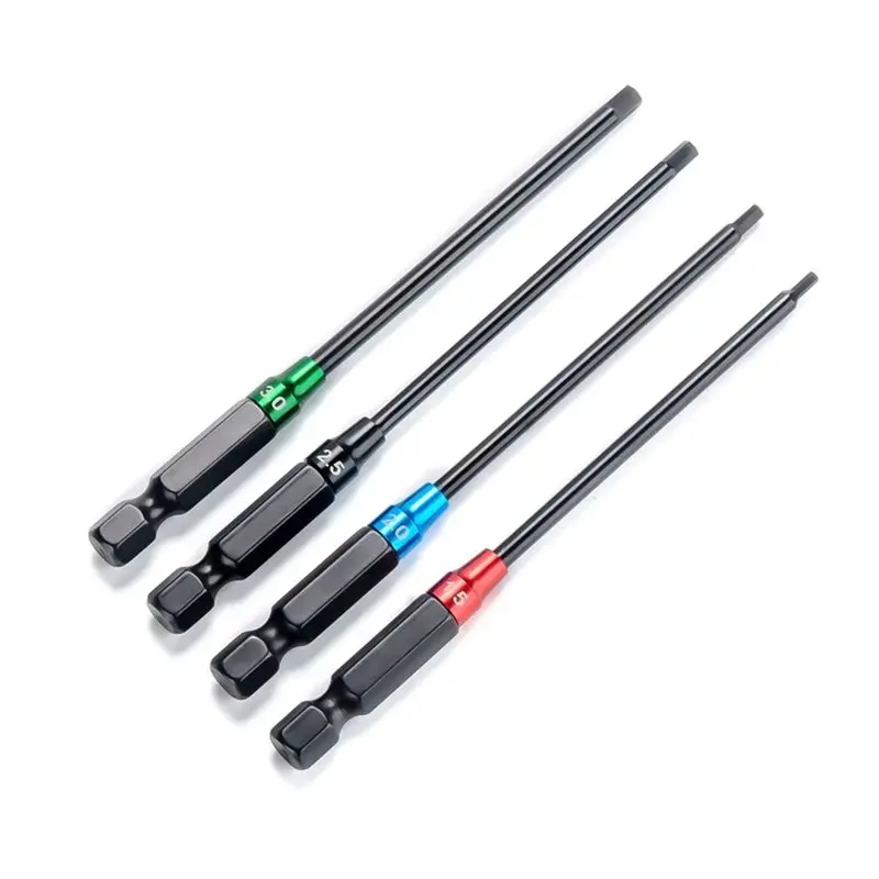 A13E-RC Model Car For Electric Screwdriver Hex Driver Bit Set 1.5/2.0/2.5/3.0Mm Allen Wrench Bits Repair Tools