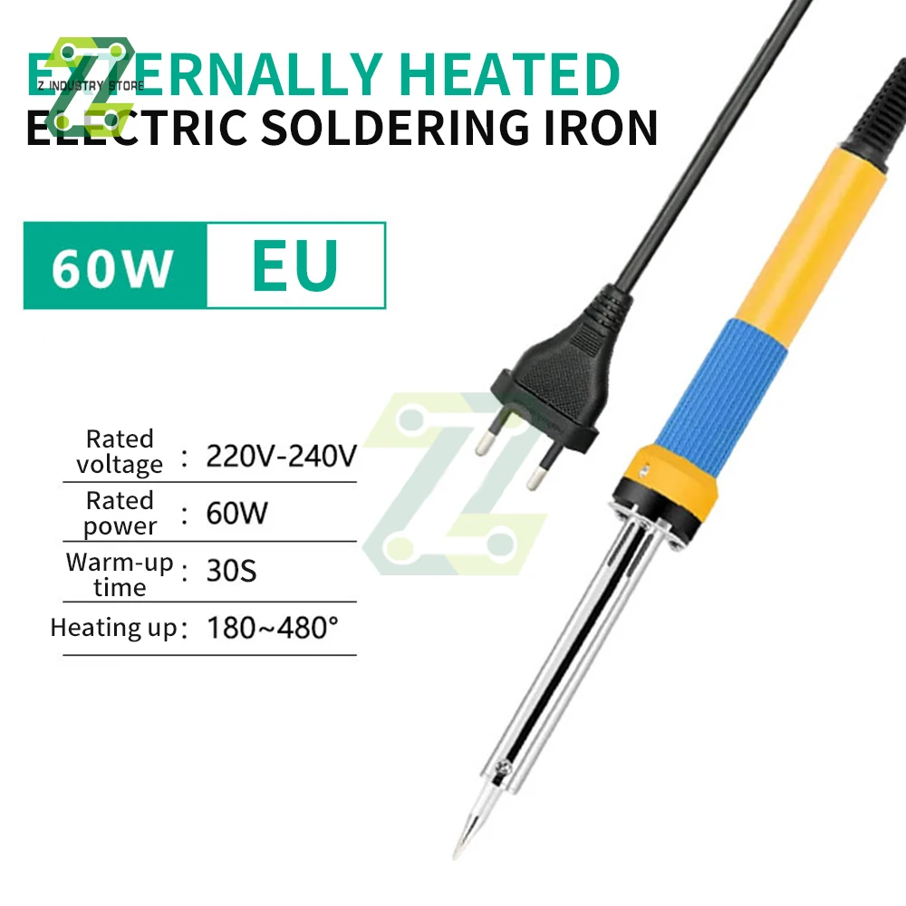 

60W External Heating Electric Soldering Iron Mica Heating Core Household DIY Repair Welding Tool EU/US Plug