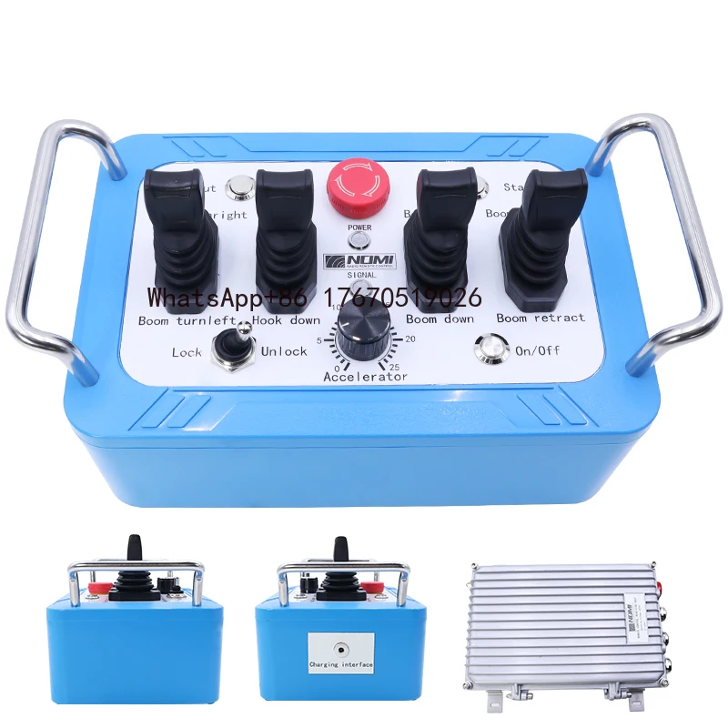 Hot Sale 4 Levers Truck Crane Joystick Remote Control Hydraulic Proportional Valve Kit
