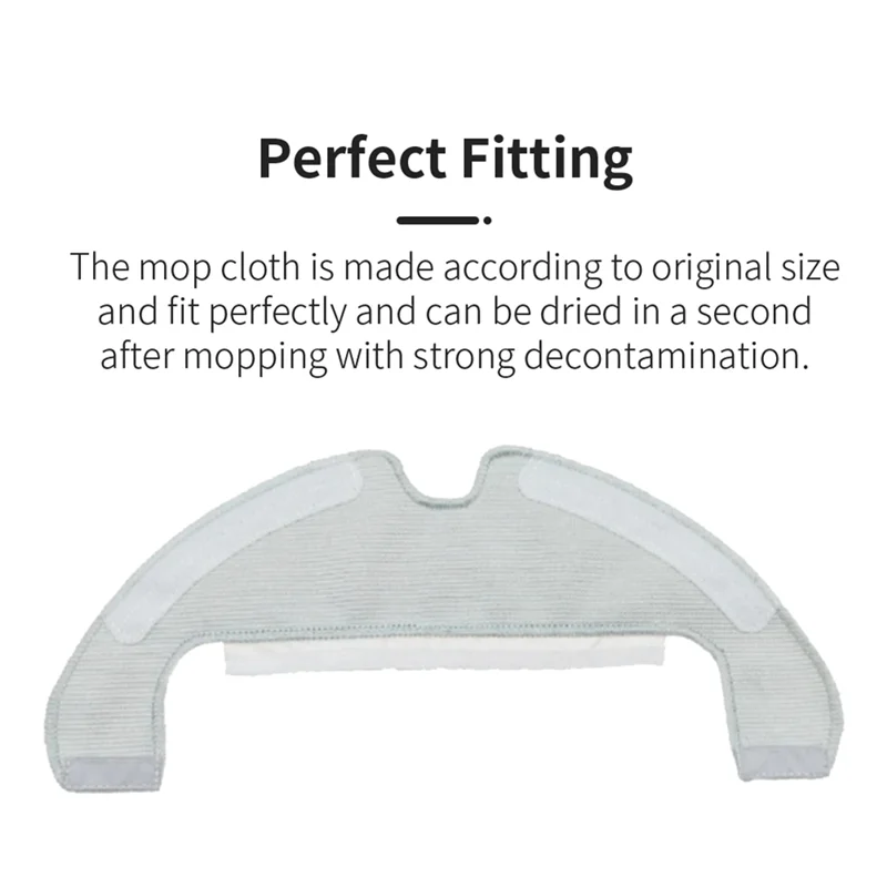 A01V-12PCS أجزاء قابلة للاستبدال ل Dreame D10S Plus / RLS6AD جهاز آلي لتنظيف الأتربة فرش جانبية رئيسية تصفية ممسحة القماش أكياس الغبار