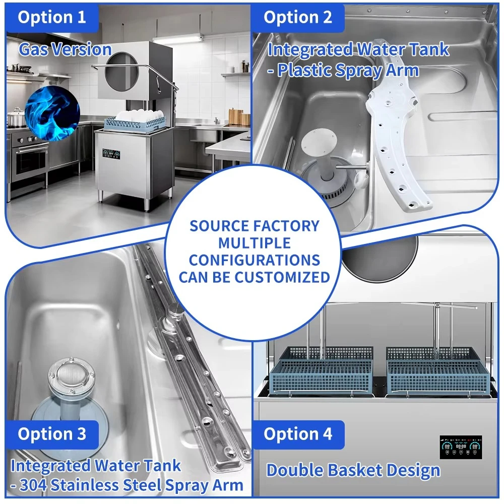 Smart Edelstahl Restaurant Kommerzielle Haube Typ Spülmaschine Maschine Restaurant Spülmaschine Spülmaschine Restaurant