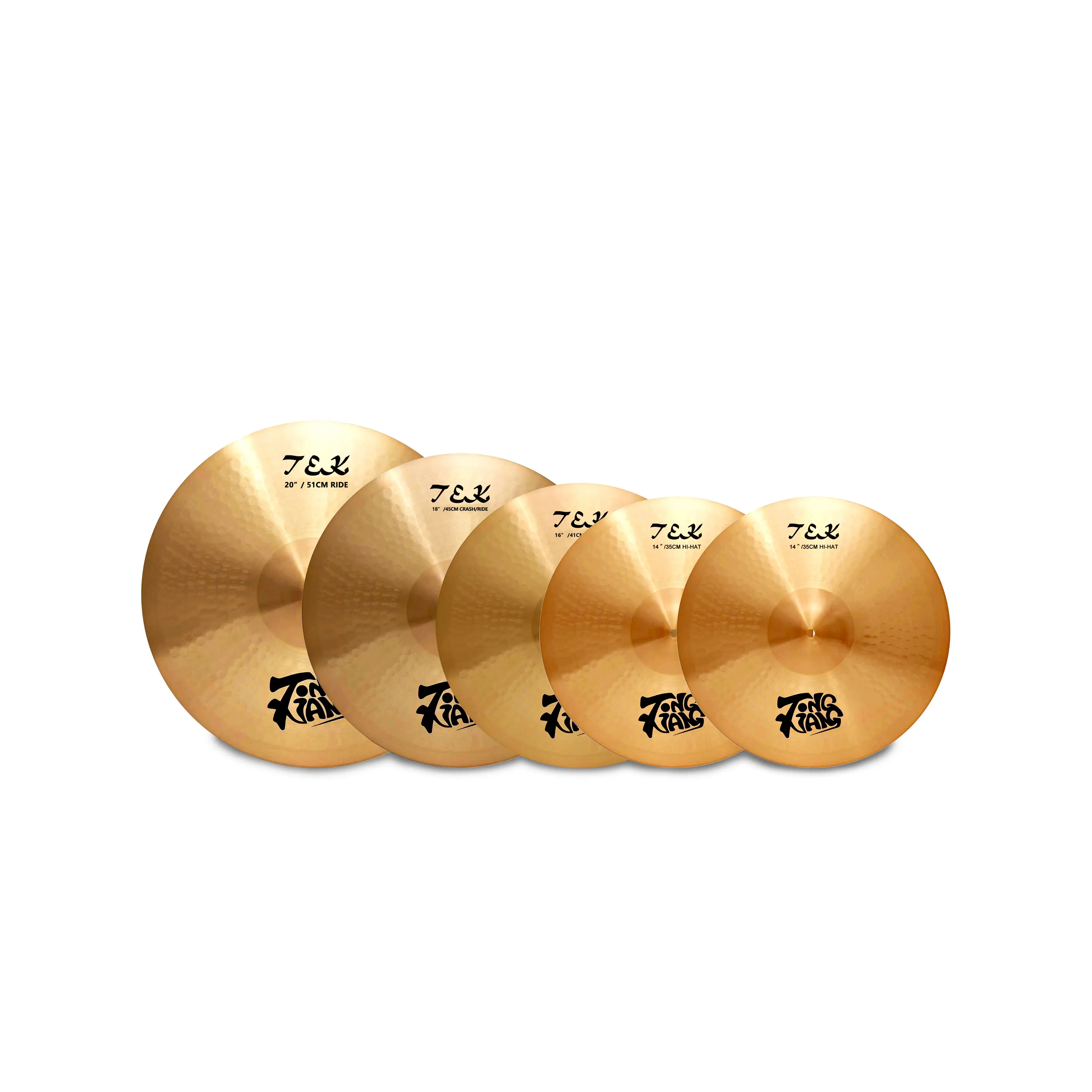 B10 TEK Series 5pcs Cymbal Set 14