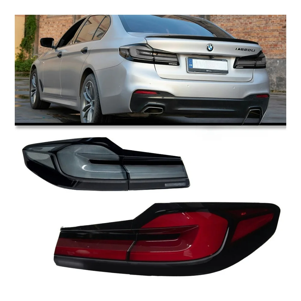 

Задние фонари G30 G38 для 5-й серии, светодиодный задний фонарь LCI F90 525i 530i 2018-2021 DRL, обновленный автомобильный задний фонарь заднего хода