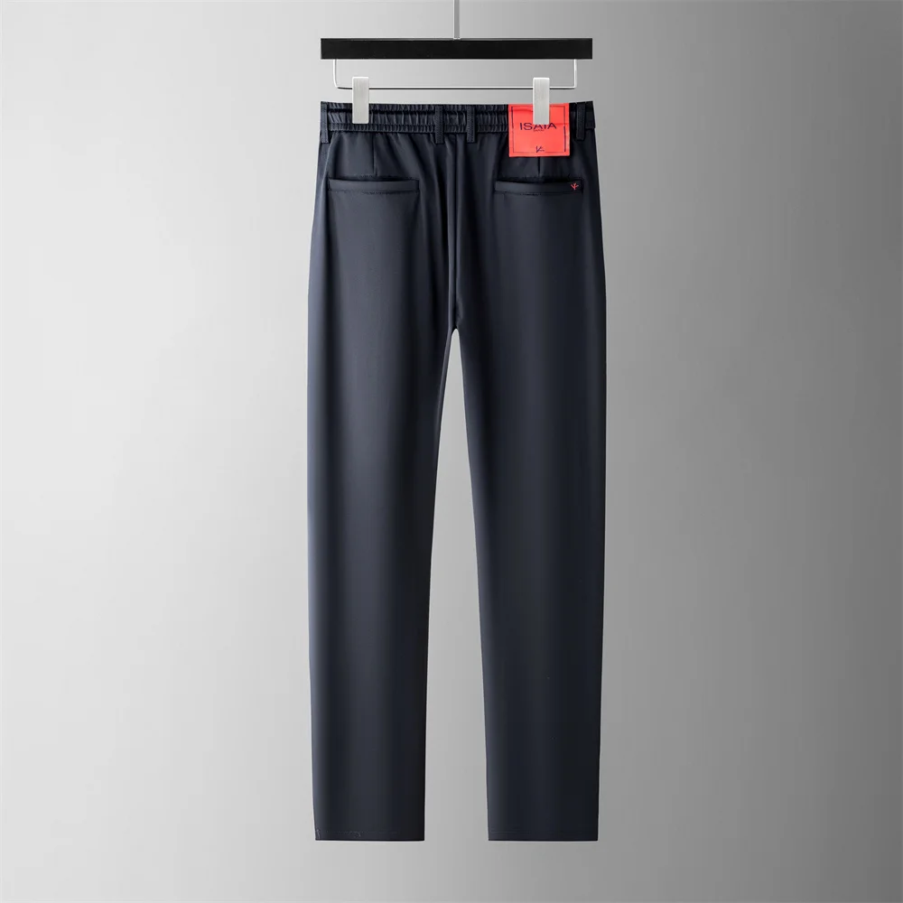 BLLIYOSS Men Spring  Summer thin multi pocket workwear casual pants 2026 New comfortable casual elastic High Quality Size 31-40