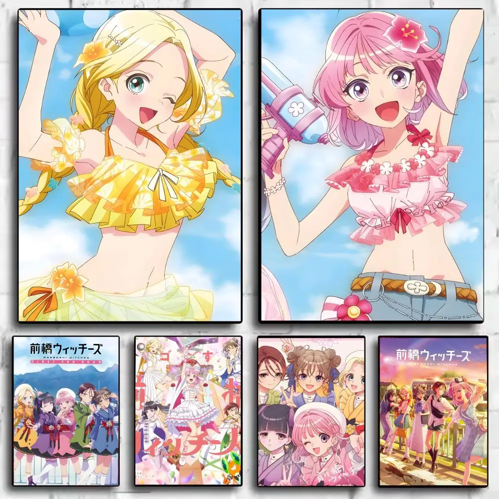 

Poster HD Art Sticky Wall Waterproof Home Living Room Bedroom Bar Aesthetic Decoration Maebashi Witches