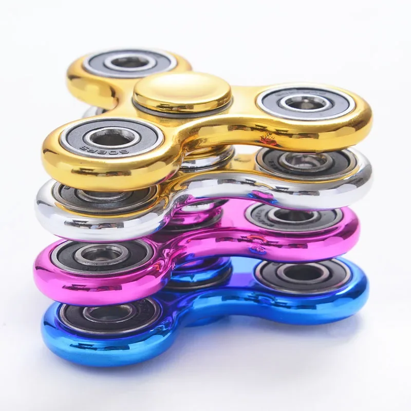 

Fidget Gyroscope Edc Metal Texture Finger Colorful Gyroscope Adult Decompression Toy Leisure Entertainment Trend Desk Toy