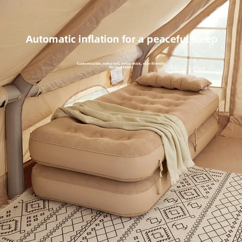 

Automatic inflatable bed outdoor camping sleeping mat tent inflatable mattress home floor floor air mattress