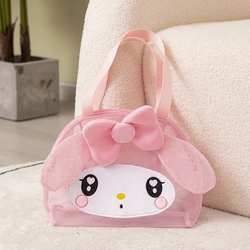 حقيبة غسيل هالو كيتي، حقيبة كروس محمولة باليد، حقيبة كتف ذات سعة كبيرة، حقائب ويب للمرأة