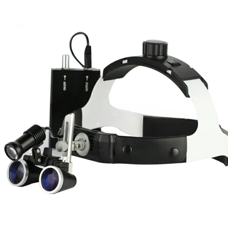 Magnifying glass Headlamp LED with illumination Root canal  Oral enlargement Dental ophthalmology