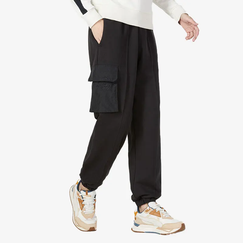 

Puma оригинальные зимние новые мужские и женские спортивные повседневные трикотажные брюки для бега 539591-01