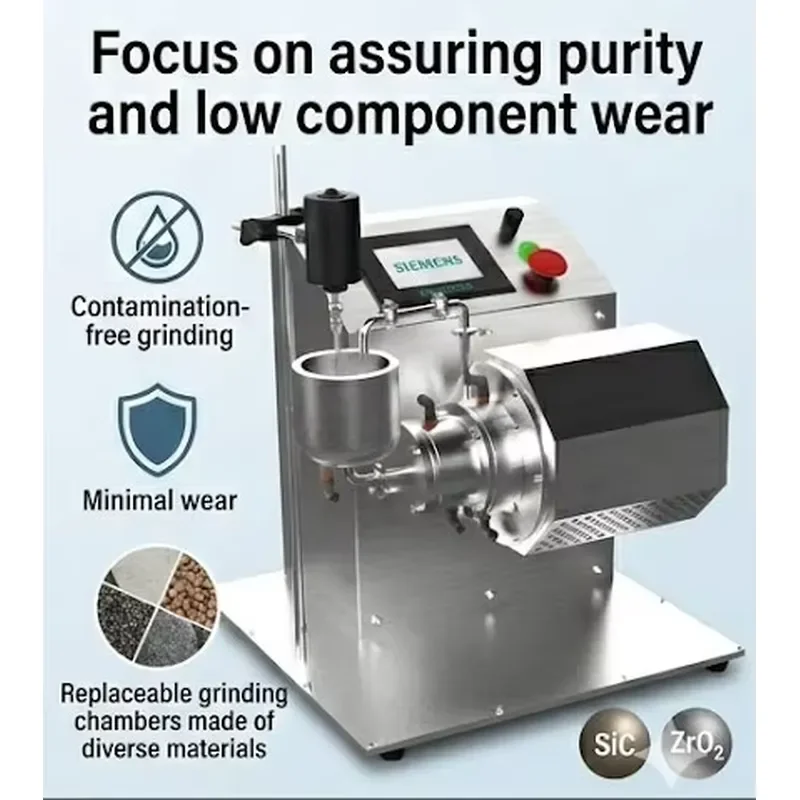 i Tencan Electric High-Accuracy Sand Mill with Motor and Bearing for Laboratory & Manufacturing Use Small-Scale Powder Making