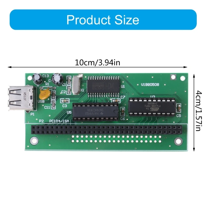 산업용 제어 컴퓨터 데이터 전송 Dropship용 PC104-USB 어댑터 카드