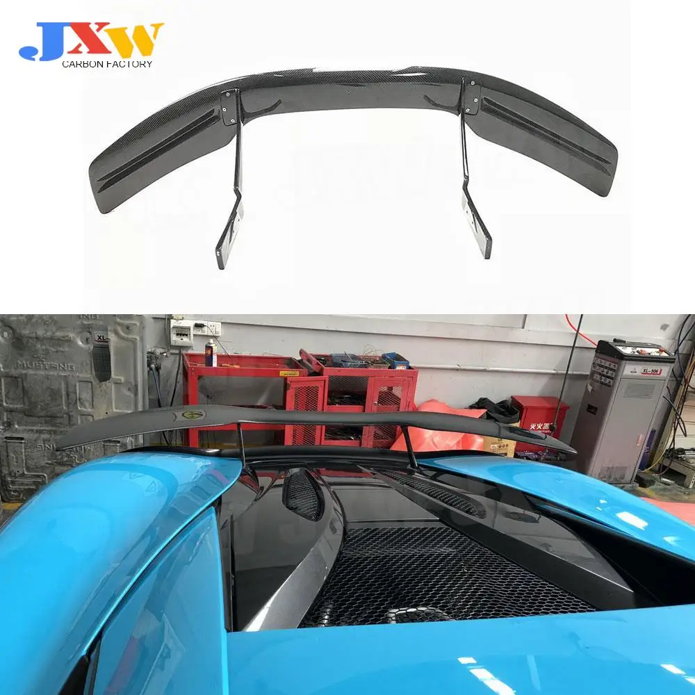 Dry Carbon Fiber Rear Trunk Top Spoiler Racing Wings For McLaren 540C 570S 570GT Spoiler FRP Boot Tail Wing Car Styling