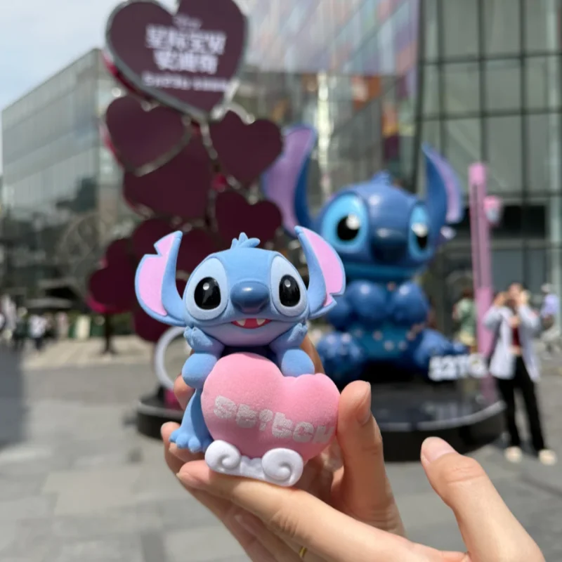 

In Stock Stitch Sweet Pink Series Blind Box Kawaii Action Figure Desk Decor Ornament Collectible Toy Customized Gift