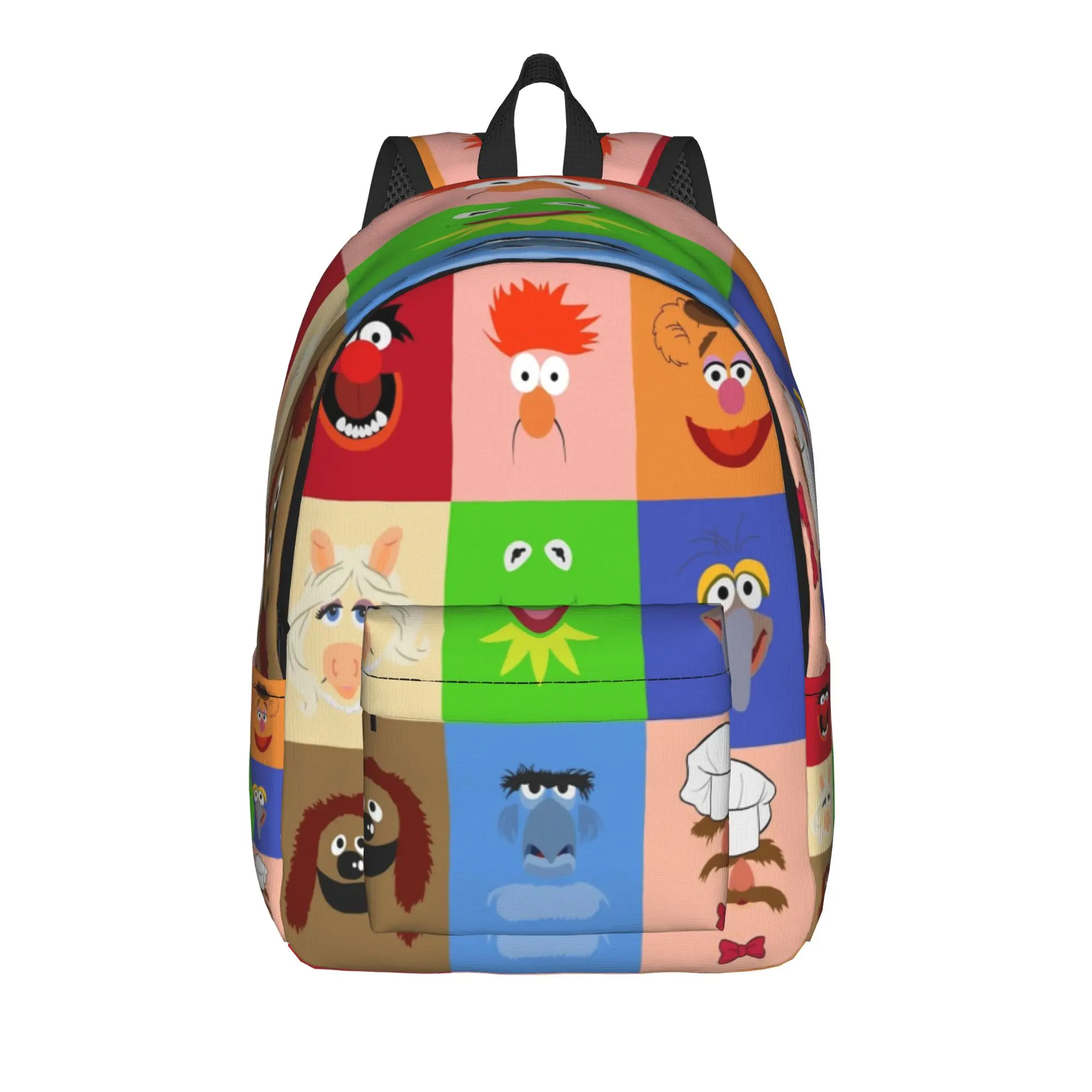 Sesames Streets Backpack  Kawaii Backpacks Men Travel Breathable School Bags Colorful Rucksack
