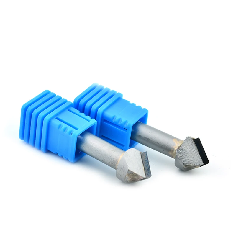 الخامس شارب الرخام PCD النقش قاطعة المطحنة الشق Endmill الجرانيت CNC الماس MDF النجارة راوتر بت
