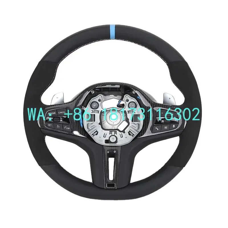 China Plant 2026 With Glossy Carbon Trim Half Steering Wheel G11 G20 G30 M2 G87 M3 G80 G81 M4 G42 G82 M5 F90 G