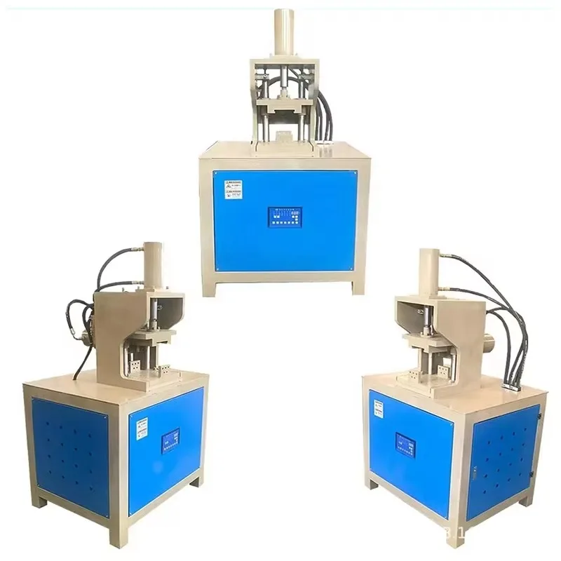 45 Degree Angle Electric Cutter Hydraulic Square Hole Puncher Steel Pipe Punching/Notching Machine