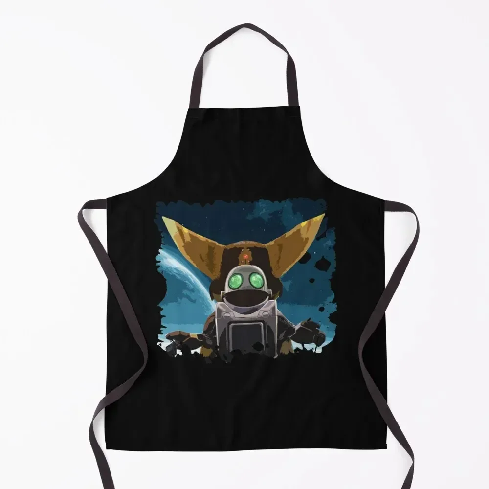 

Ratchet Clank - A new adventure Perfect Gift|Ratchet clank Apron work ladies Custom Useful Things For Kitchen chefs Apron