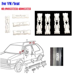 30X Roof Rail Bar Cutter Clips Moulding 191853733A 6U0853733 For VW Golf 7 MK2 Jetta GTI Caddy Passat B3 B4 Seat Cordoba Ibiza