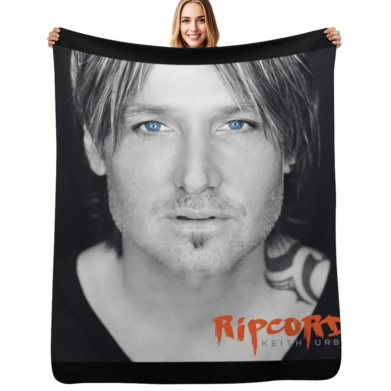 Keith Urban Ripcord Throw Blanket Multi Use Warm Blanket for Living Room Bedroom