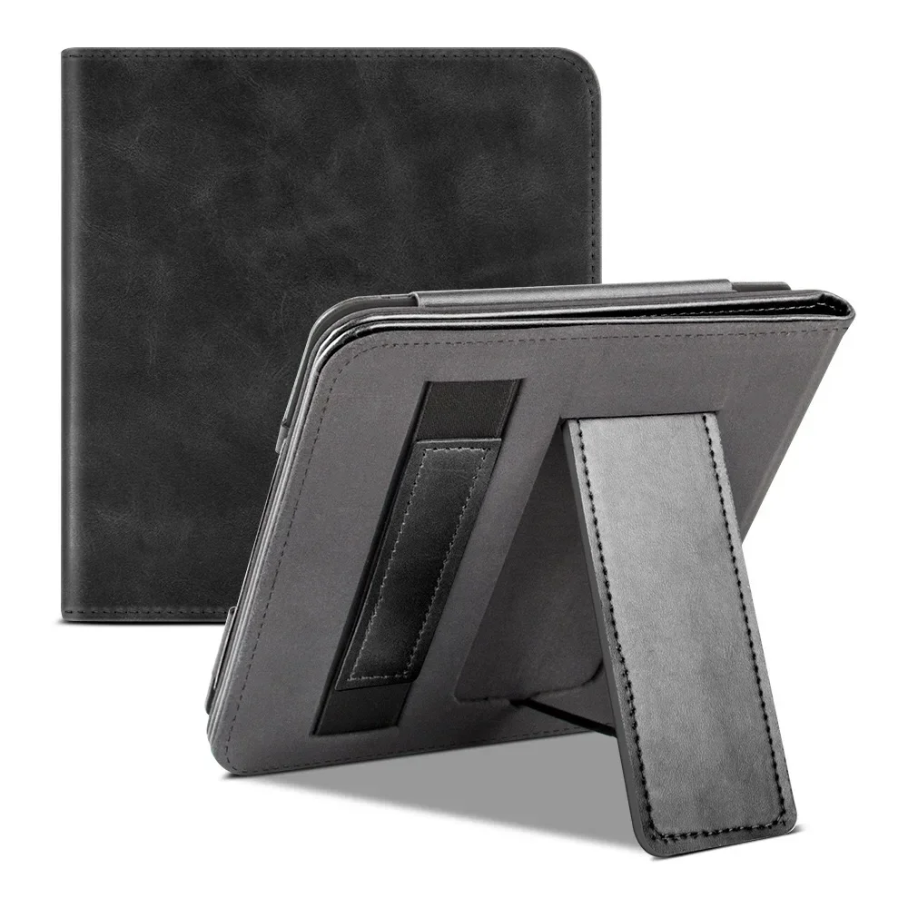 

For Funda Kobo Libra Colour 2024 Case with Hand Strap Libra2 7" eBook Flip Stand Coque Magnetic Cover