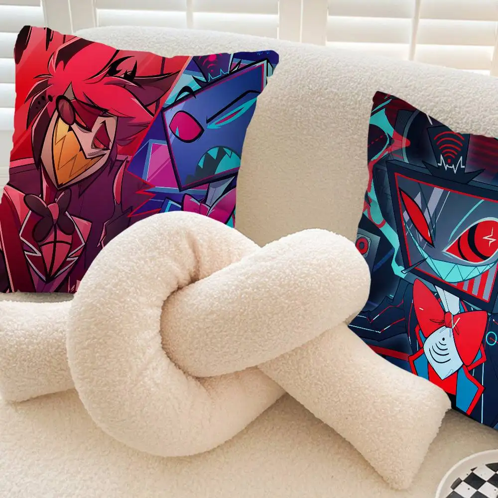 Cartoon Alastor Angel Lucky Dragon pillow cover sofa cushion cover home room decoration children gift