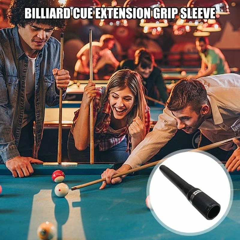 

G6DE Billiard Pool Cue Extender 9 Balls Cue Butt End Extension Cue Extension Billiard Light Weight Cue Extension