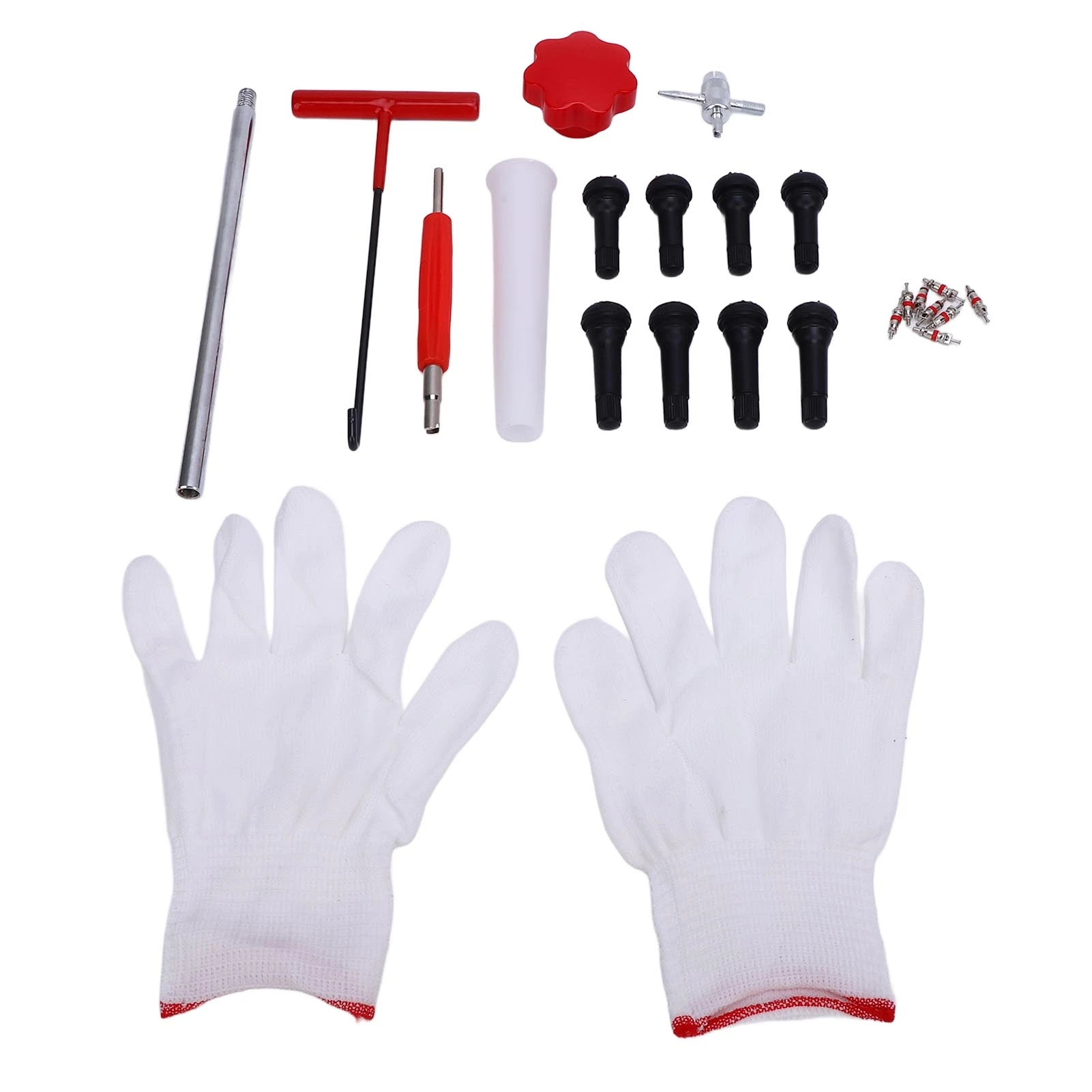 24PCS  Tire valve changing tool for Replacing Leaky Valves in Cars ATVs Trucks etc with TR413/TR414