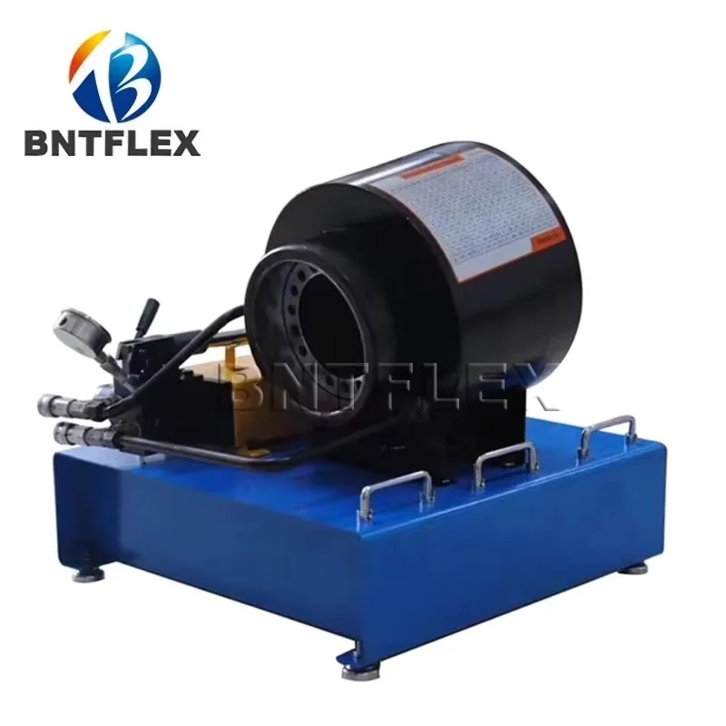 BNT30F Manual 2 Inch Hydraulic Hose Crimper 10 Dies Factory Applicable Rubber New include Pump Motor Engine Gear Bearing PLC