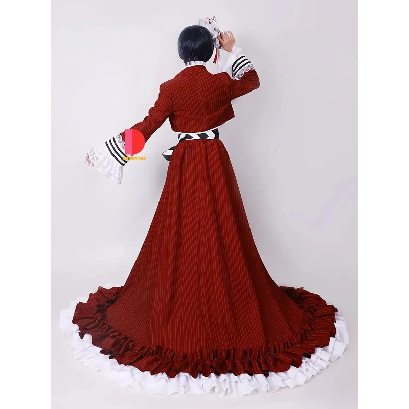 Black Butler Ciel Cosplay Costume Anime Outfit Tea Cup Earl Sebastian Butler Suit Fancy Dress Up Party for Men Women 2024 New