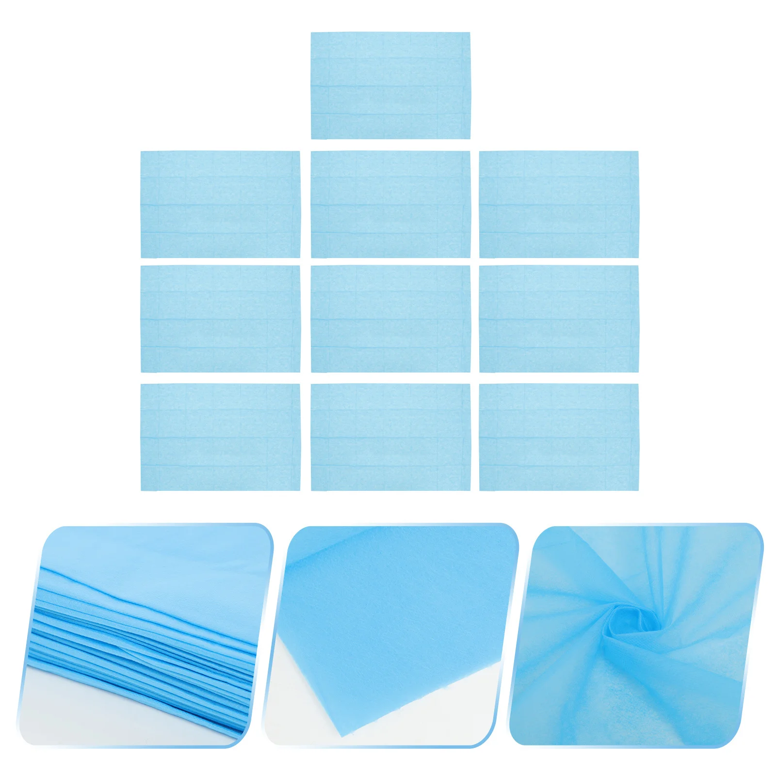 

10Pcs Disposable Bed Sheets Nursing Bed Covers Skin-Friendly Breathable Non-Woven Disposable Sheets for Spa Massage Elderly