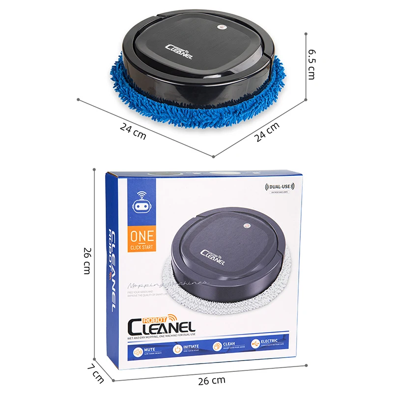 電動床モップロボット 静音フロアスクラバー クリーニング専門家 ウェット＆ドライ 家庭用床掃除 自動スマートクリーンロボット