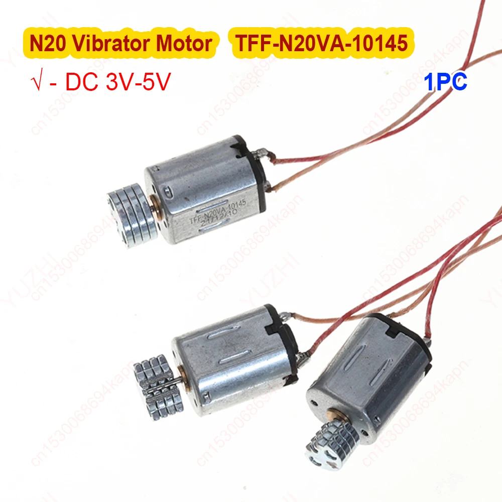 Mini motor de vibração n20 dc 3v 3.7v 5v motor vibratório com motor de vibração de força forte brinquedo carro barco