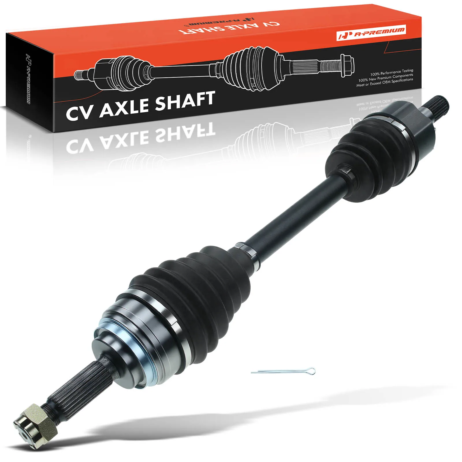 A-Premium Front Passenger Side CV Axle Assembly for Mitsubishi Mirage 1993-1996 Dodge Colt 1993-1994 Eagle Summit 1993-1996