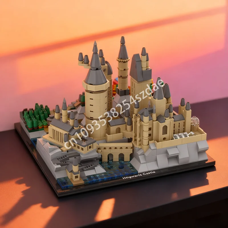 

1347pcs MOC H Gwarts Castle Architecture Harry Model Building Toys Blocks DIY Creative Idea Education Christmas Gifts Birthday