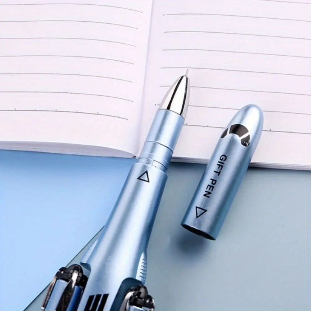 Writing Supplies Aircraft Airplane Gel Pen Funny Rleaxing Helicopter Pen Foldable Fashion Ballpoint Pen Children's Day gift
