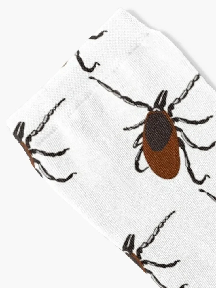 Questing Deer Tick (Ixodes scapularis) Socks anti-slip moving stockings Girl'S Socks Men's