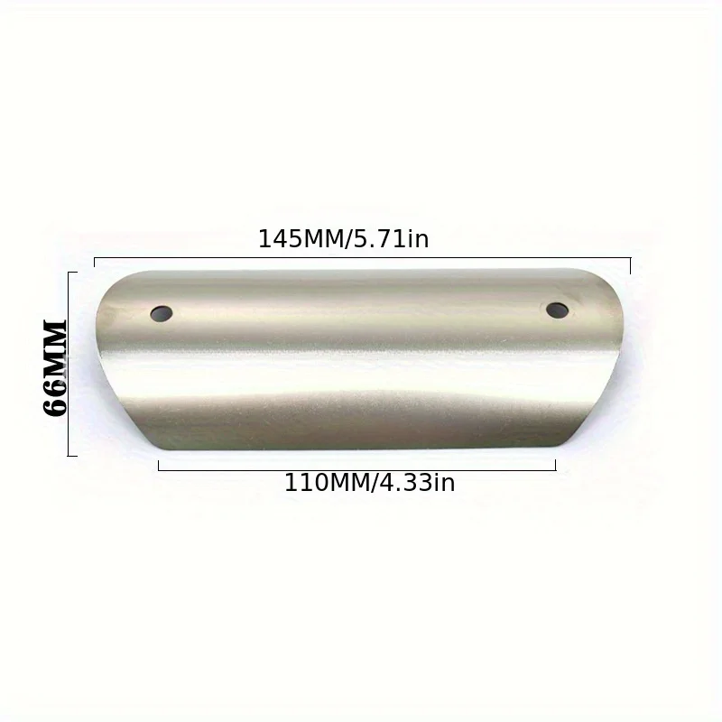 1set Motorcycle Exhaust Pipe Heat Shield Muffler Protector Guard Stainless Steel Heat Insulation Cover Motorcycle Accessories