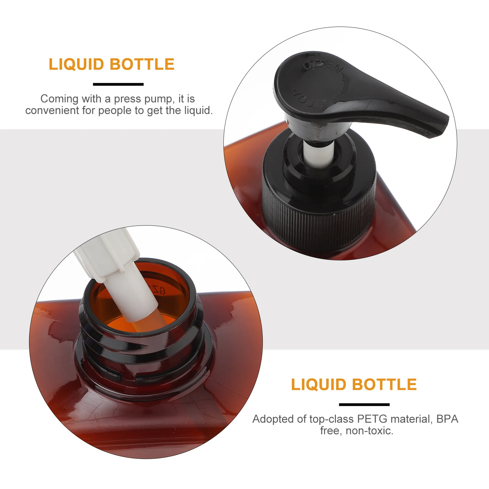 2 pezzi 280 ml bottiglie di plastica quadrate pressa pompa riutilizzabile dispenser vuoto per shampoo sapone liquido articoli da toeletta da viaggio