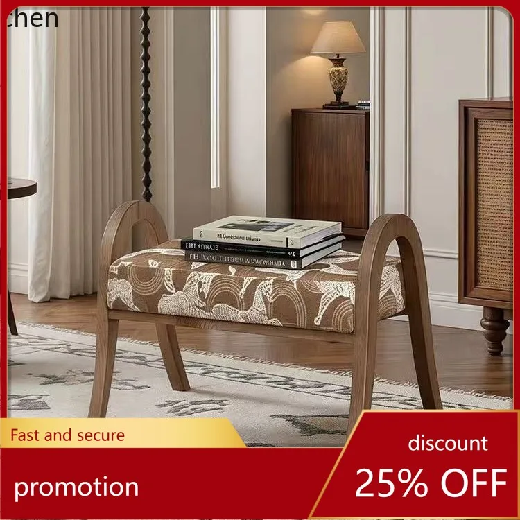 

CZ Living Room Household Shoe Changing Stool Leisure Style Doorway Footstool