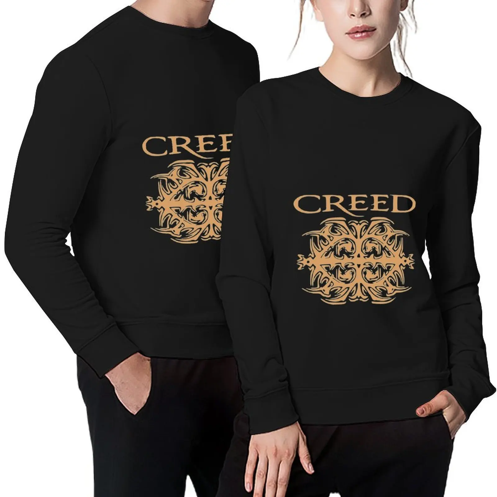 

Stunning Creed Band Pullover autumn male clothes korean autumn clothes men's sweat-shirt set new sweatshirt