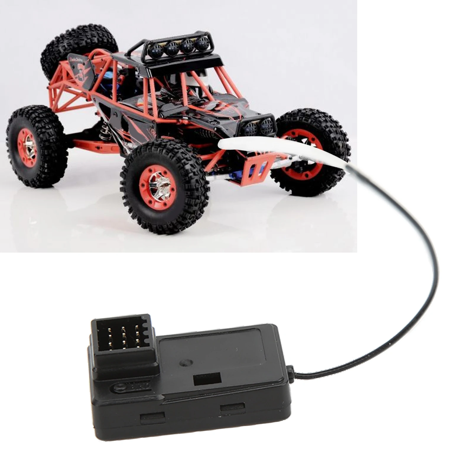 4CH استقبال ل WLtoys RC استقبال فرش 4 قنوات استقبال نموذج سيارة ملحق ل WLtoys 1/14 144010 124016 124017 #1