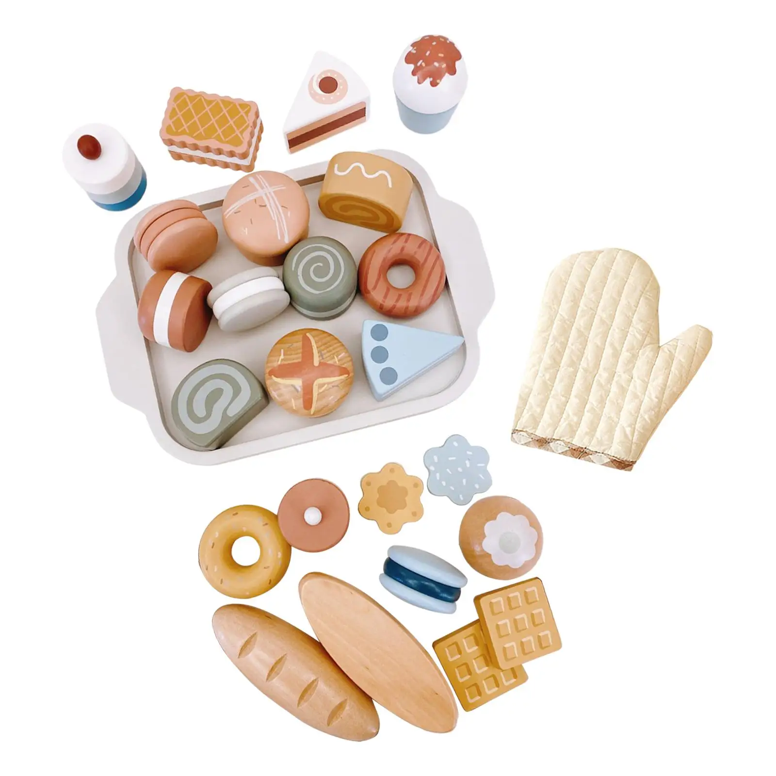 Cakes Play Food Set Educational Role Play Pretend Play Food Set for Gift Landscape Decorations Crafts DIY Model Window Display