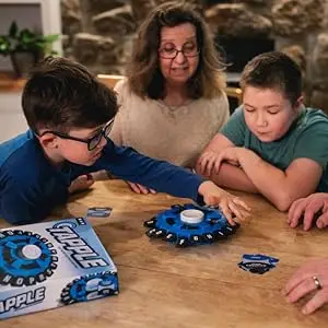 Juego de mesa familiar para padres e hijos, juego de mesa interactivo de 2 piezas, inteligencia, letras, Crazy Wheel, Tapple