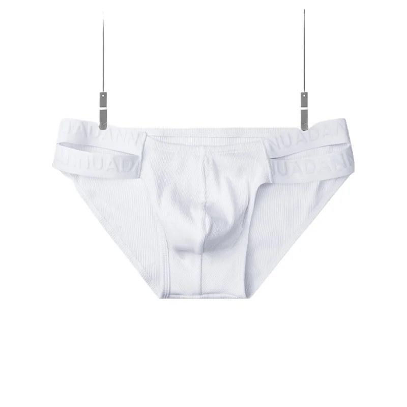

Double belt briefs low waist cotton breathable and convex bag briefs men AD798