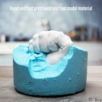 DIY Baby Plaster Mold 3D Hand Foot Print Mold for Baby Souvenir Hand Casting Kit Couples Wedding Accessories Home Decor Gifts