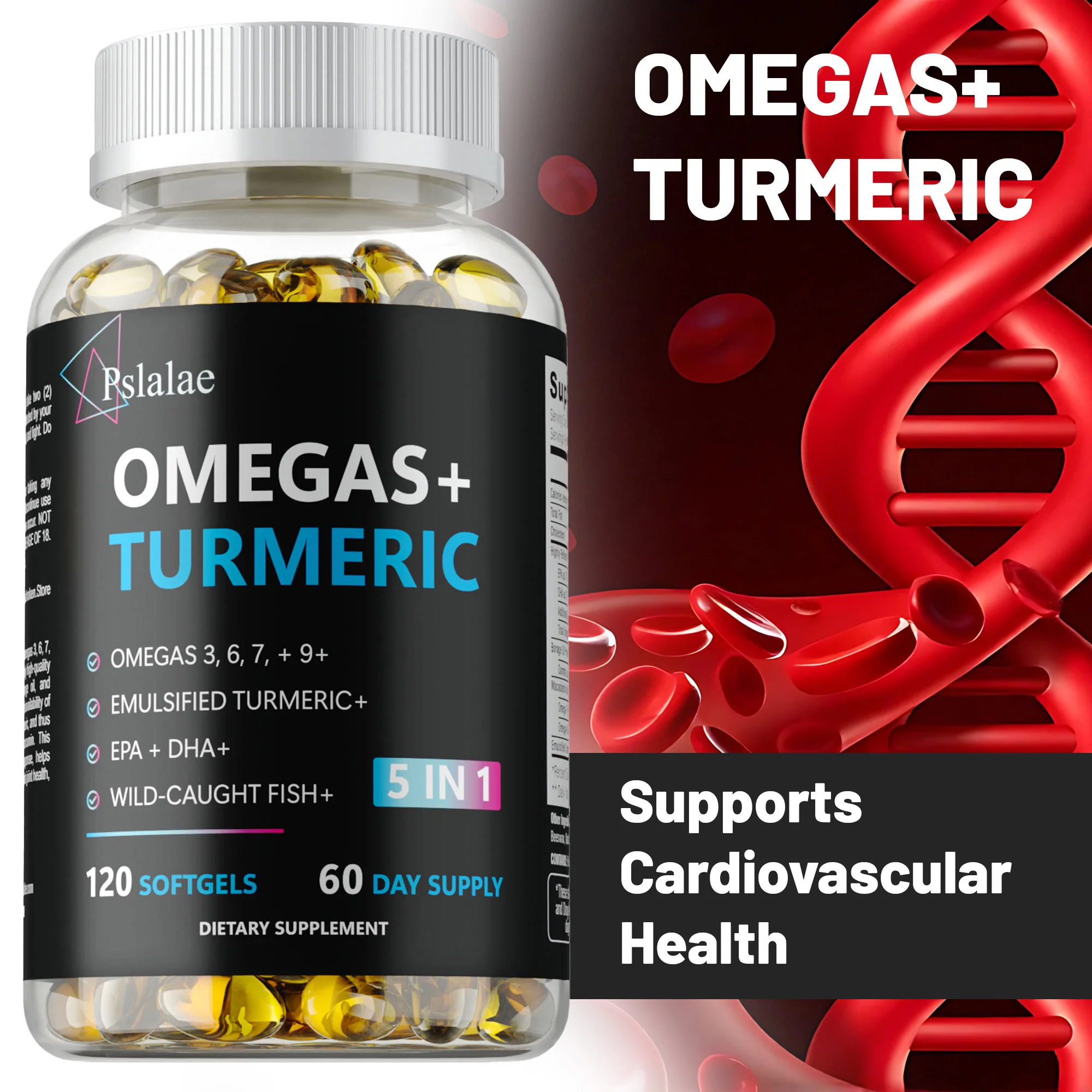 

Капсулы с куркумой Omegas+ — антиоксиданты, способствуют здоровью сердца, суставов и мозга, улучшают пищеварение, улучшают впитывание